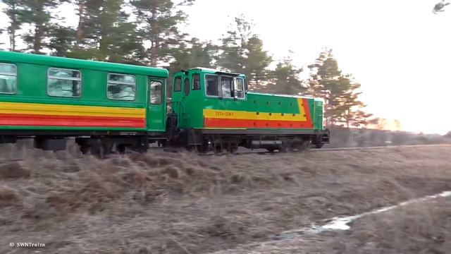 АУЖД. ТУ7А-3367 с пассажирским поездом Алапаевск-2 - Санкино смотреть онлайн