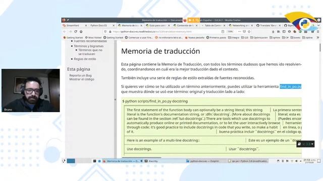 Traducción de documentación Python al Español смотреть онлайн
