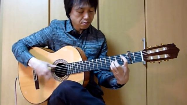 Perez Guitar のサウンド・チェック by 大熊功氏　(曲目「タンゴス」） смотреть онлайн