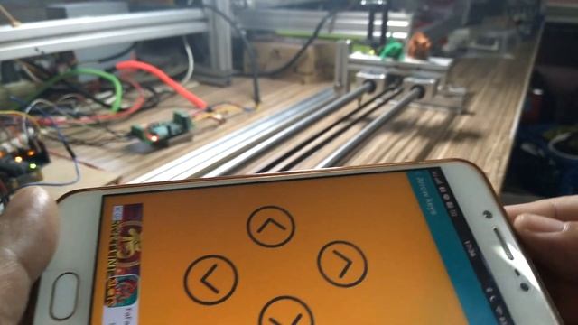 Stepper Motor Control Via Smart Phone ( HC-06 Bluetooth Module )