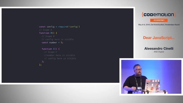 Dear JavaScript... - Alessandro Cinelli - Codemotion Amsterdam 2018 смотреть онлайн