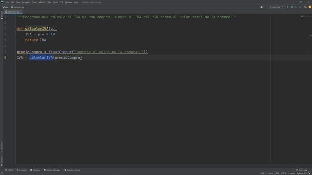Cómo Calcular el IVA de una COMPRA en PYTHON | Con Funciones | #2 смотреть онлайн