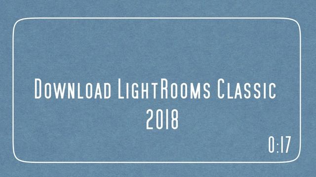 #Lightroom
How to Download Lightroom Classic 2018 Free смотреть онлайн