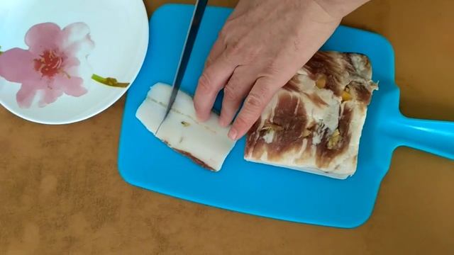 ? Домашее сало с чесночком. Просто и вкусно! Часть 2 - Дегустация смотреть онлайн