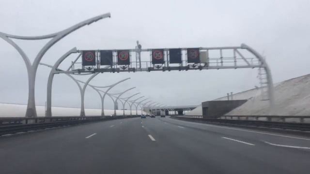 ЗСД, Западный Скоростной Диаметр, экскурсия по новому участку Санкт-Петербург смотреть онлайн