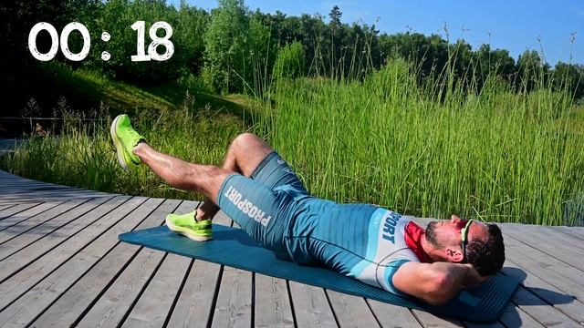 Мышцы кора комплекс в домашних условиях. Средний уровень.