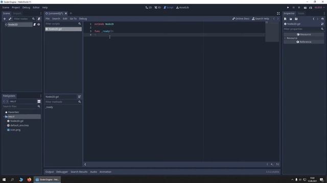 Godot Hello World Tutorial - Lemme Code смотреть онлайн