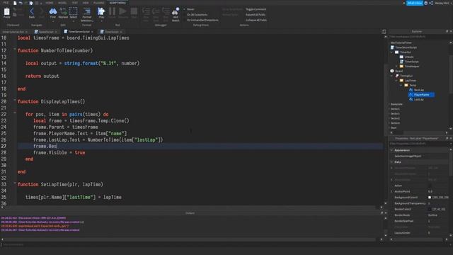 [PART 2] ROBLOX Studio | Making a Timing System from Scratch смотреть онлайн