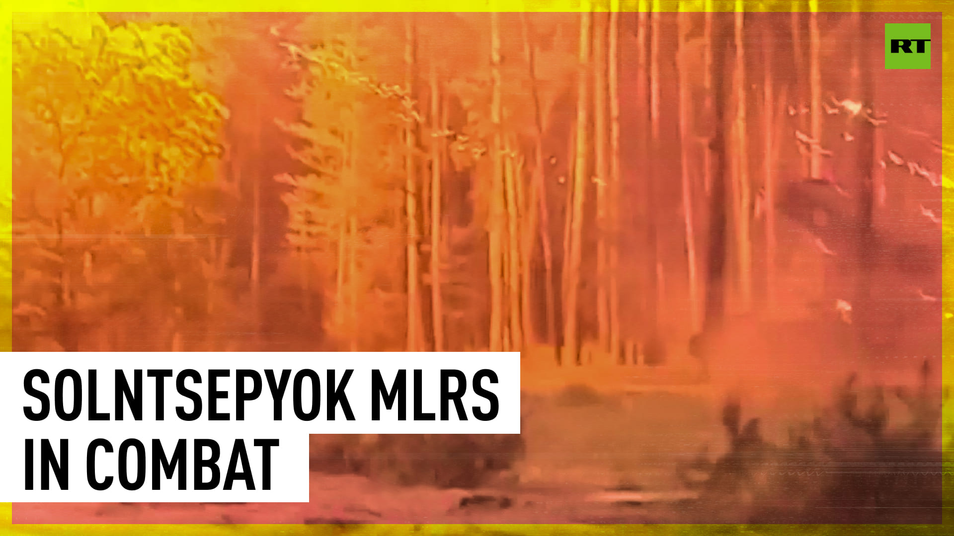 Russian Rocket Launcher Strikes Ukrainian Military Targets