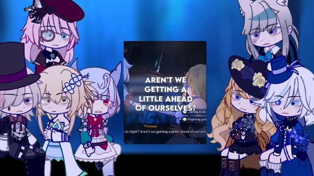 Fontaine react to Traveler | gacha club | Genshin Impact смотреть онлайн