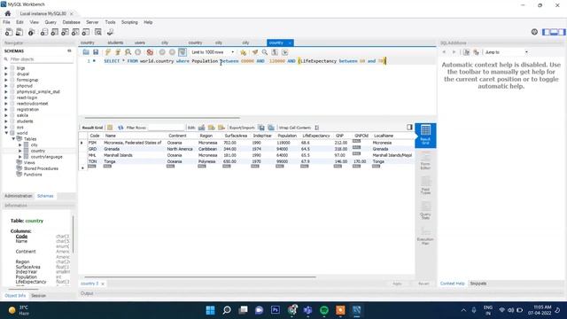 MySql Between Keywords | How to use Between Keyword in MySql смотреть онлайн
