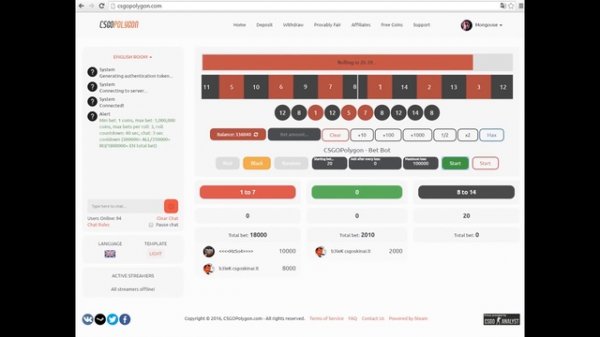 CSGOPOLYGON BETTING SCRIPT - BOT - EASY KNIFE - TRAIN, RAINBOW, PROTECTION!