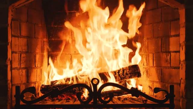 10 часов Успокаивающий камин ? Виртуальный камин. 4K Ultra HD & Fireplace 10 Hours смотреть онлайн