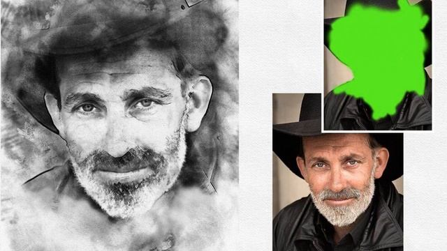 Photoshop Action: Charcoal Sketch Photoshop Action смотреть онлайн