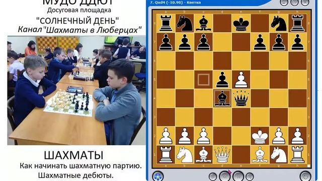 Как начинать шахматную партию Шахматные дебюты смотреть онлайн