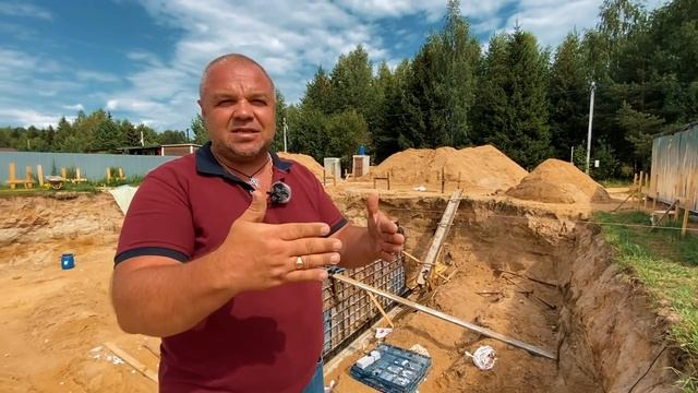 Строительство дома. Бассейн в цокольном этаже. смотреть онлайн
