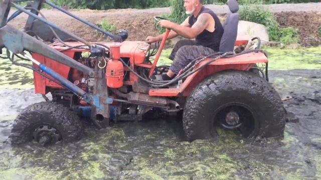 Передний мост от уаз на Самодельный трактор! смотреть онлайн