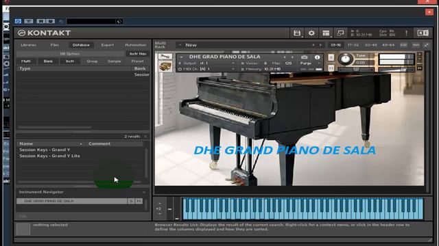 Session Keys Grand PIANO PARA KONTAKT 5 6. смотреть онлайн
