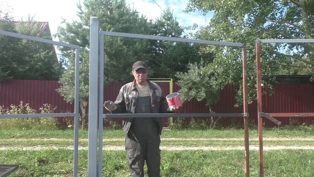 Изготовление ворот и калитки по месту. смотреть онлайн