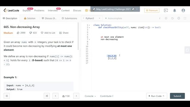 Non-Decreasing Array - How to Think and Solve || Leetcode - 665 || Python Solution || FAANG смотреть онлайн