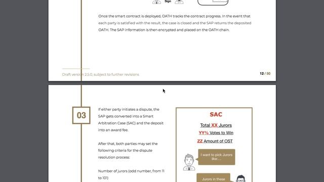 OATH. Governance & Dispute Resolution Protocol (ENG) смотреть онлайн