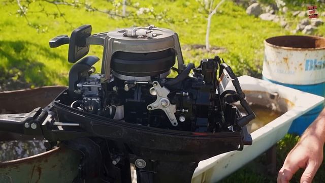 Подготовка лодочного мотора к сезону. Отзыв о Tohatsu-18 спустя 4 сезона. смотреть онлайн