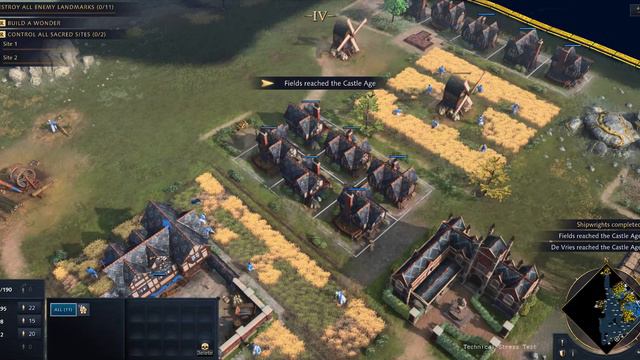 Age of Empires IV - Stress Test Epic Navy Battle Wonder Victory смотреть онлайн