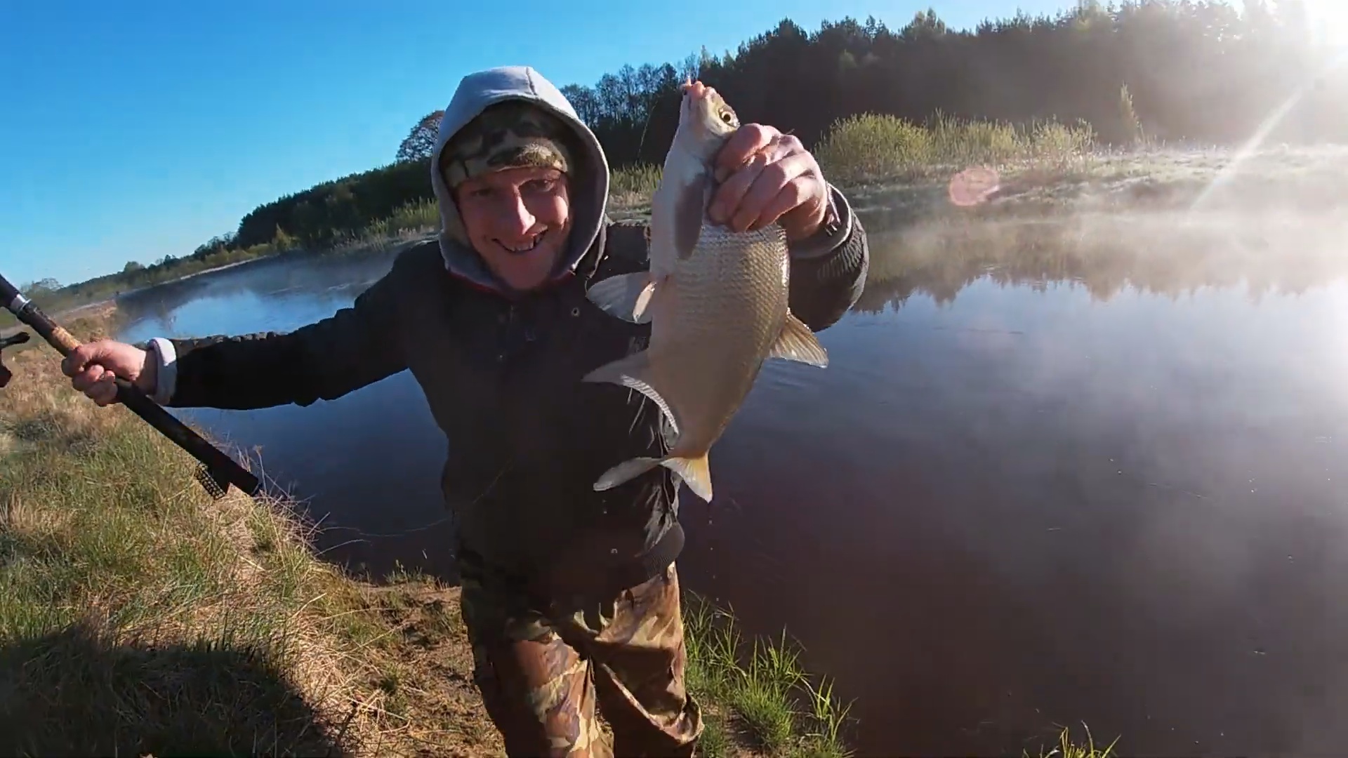 Вот это рыбалка!!! 10 кг леща. смотреть онлайн