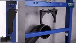 Установка инсталляции GROHE Rapid SL для подвесного унитаза