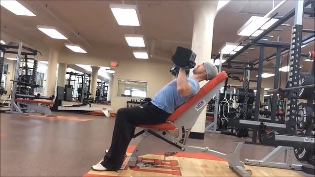 Жим гантелями сидя под наклоном смотреть онлайн