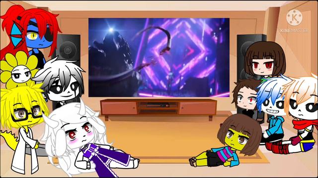 Undertale Cast Reacts to Sonnie’s Edge Pit Fight (Gacha Club Au) смотреть онлайн