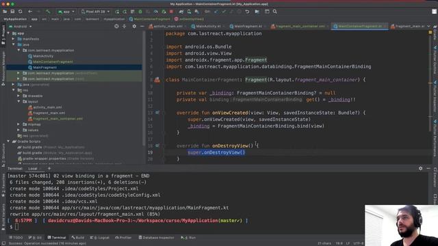 How to use ViewBinding in an Already inflated views | DavTheCoder смотреть онлайн