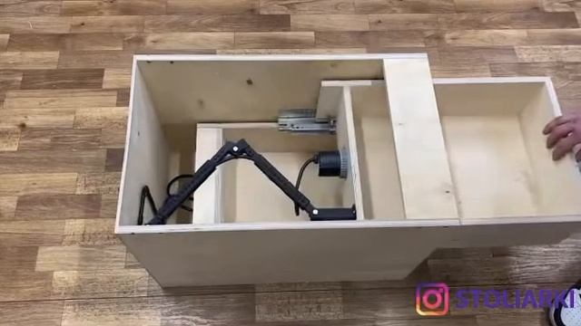 Розетка в выдвижной ящик. смотреть онлайн