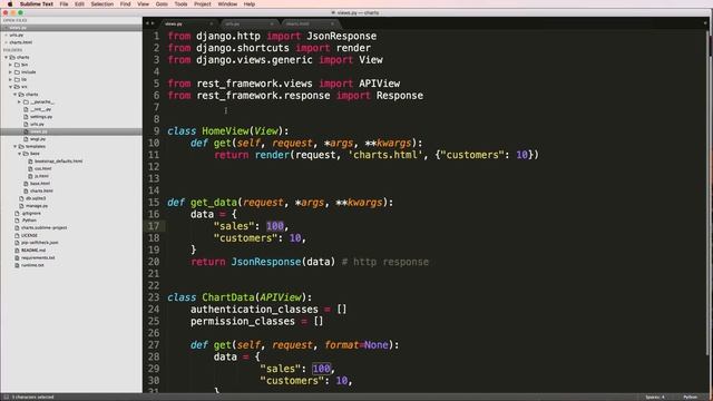 Django + Chart.js // Learn to intergrate Chart.js with Django смотреть онлайн