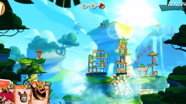 Angry Birds 2 Daily challenge Chuck’s Challenge! Wednesday 2022.11.30. Level 1-2-3 смотреть онлайн
