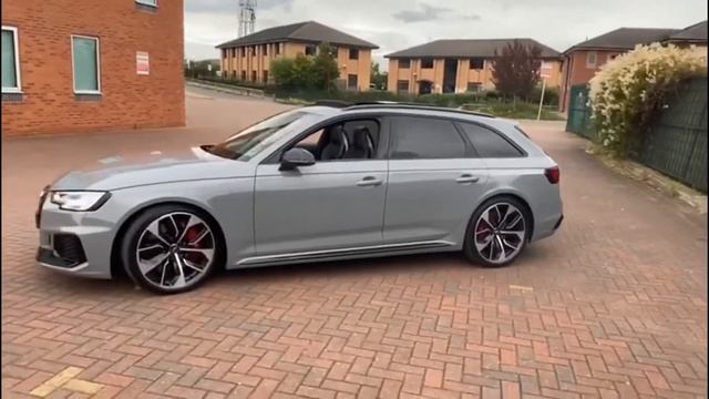 2018 Audi RS4 - Nardo Grey - Walkaround & Interior | Derby Prestige Cars [1080P] смотреть онлайн