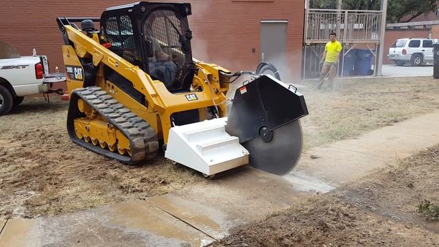 Cuts Inc. Skid Steer Concrete Saw and Drill Attachments смотреть онлайн