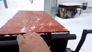 Установил самодельное полноценное сцепление на гусеничный   минитрактор. 2023год.