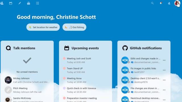 Set your status in Nextcloud смотреть онлайн