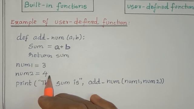 Types of functions in Python || User defined and Built-in function смотреть онлайн
