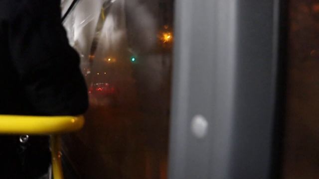 Поездка на автобусе  НефАЗ-5299-40-57 (CNG) № 02550 по маршруту №45 в Казани . (28.12.2021)