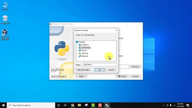 How to install Python 3.9.1 on Windows 10 смотреть онлайн