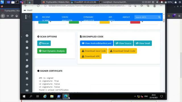 Mobile Malware Analysis Tryhackme смотреть онлайн