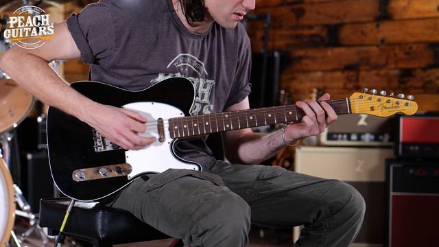 No Talking...Just Tones | Fender Custom Shop 62 Telecaster Custom Journeyman Black смотреть онлайн