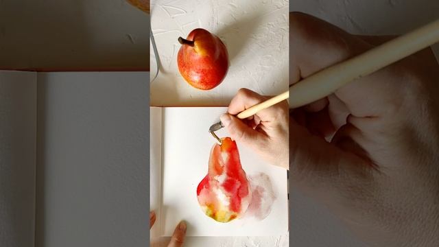 Мастер-класс #81 Воздушная акварель: груша смотреть онлайн