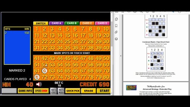 How To Win At 4 Card Keno With Mystic Gambler Smart Charts - Complete Tutorial смотреть онлайн