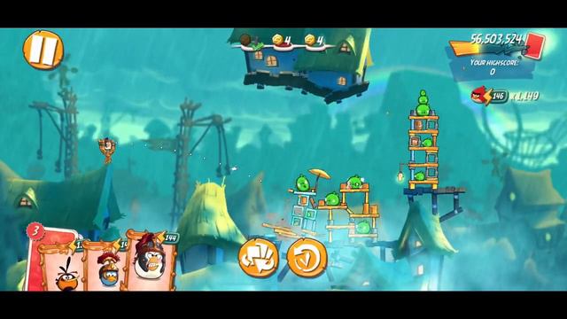 Angry Birds 2 Mighty Eagle Bootcamp(MEBC) two extra cards(Bubbles）S21D32 смотреть онлайн