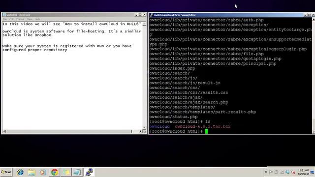 How to install ownCloud in Linux [ Red Hat Enterprise Linux ] смотреть онлайн