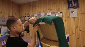 Реставрация МЯГКОГО КРЕСЛА своими руками. Мягкая мебель своими руками. Михаил Теремков.