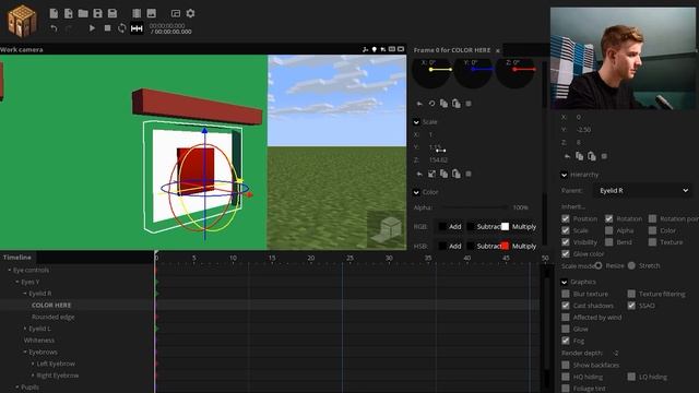 FACE RIG TUTORIAL ~ Mine Imator смотреть онлайн